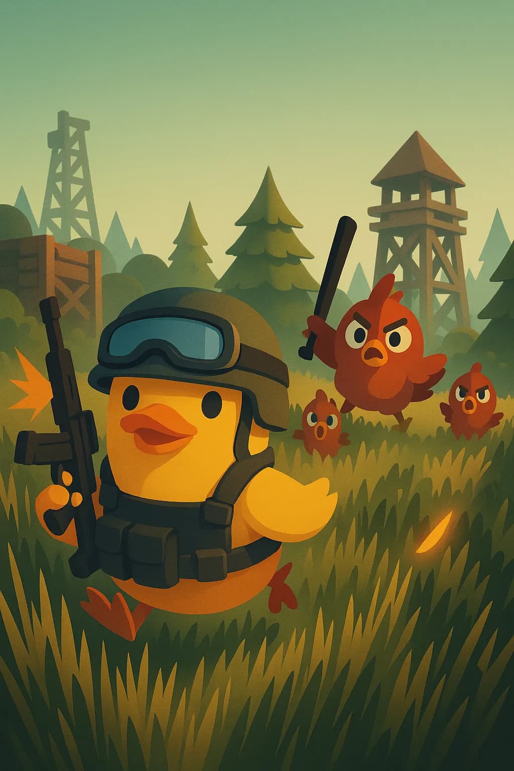 Скриншот: Duckov Weapons — сравнение оружия из Escape from Duckov
